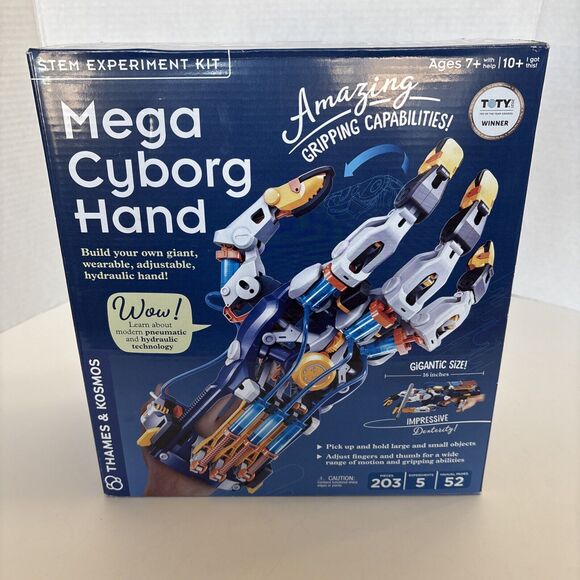 Thames & Kosmos Mega Cyborg Hand STEM Experiment Kit |‎ Build Your Own GIANT NIB - Picture 1 of 8